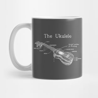 The Ukulele (white design) Mug